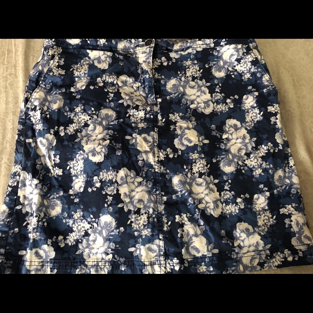 Karen Scott Floral Skort
